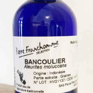 Huile végétale de bancoulier - Aleurites moluccana - 50 ml - Pierre Franchomme