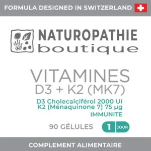 #Vitamines D3-K2 90 gélules